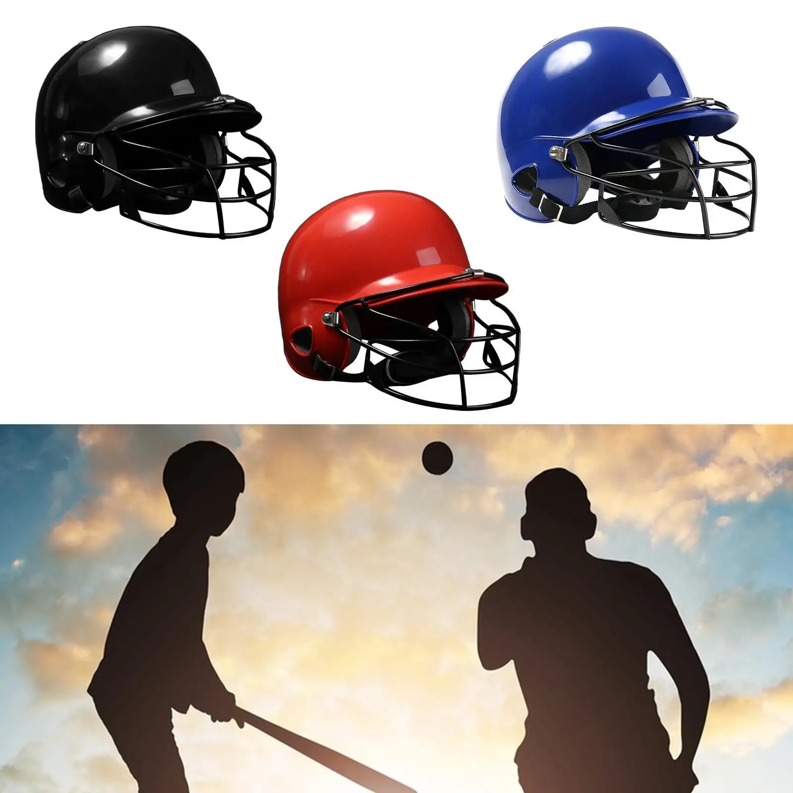 

Бейсбольный шлем с маской для лица Спортивный шлем для софтбола Защитное снаряжение