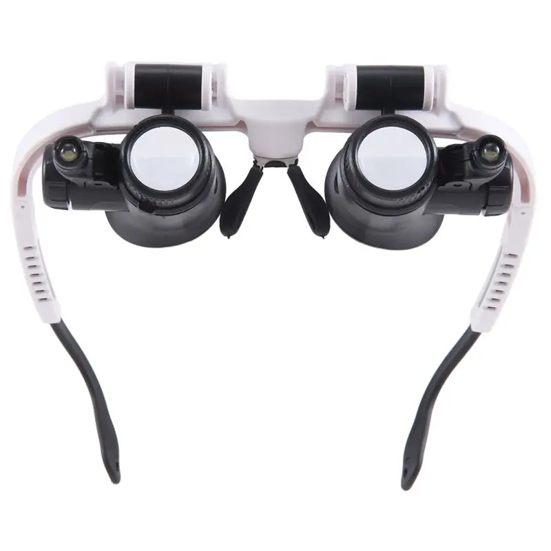

For Home 9892H-1 Spectacle Magnifier Multifunctional Headband Magnifying Glasses With Light With 8X 15X 23X Lens
