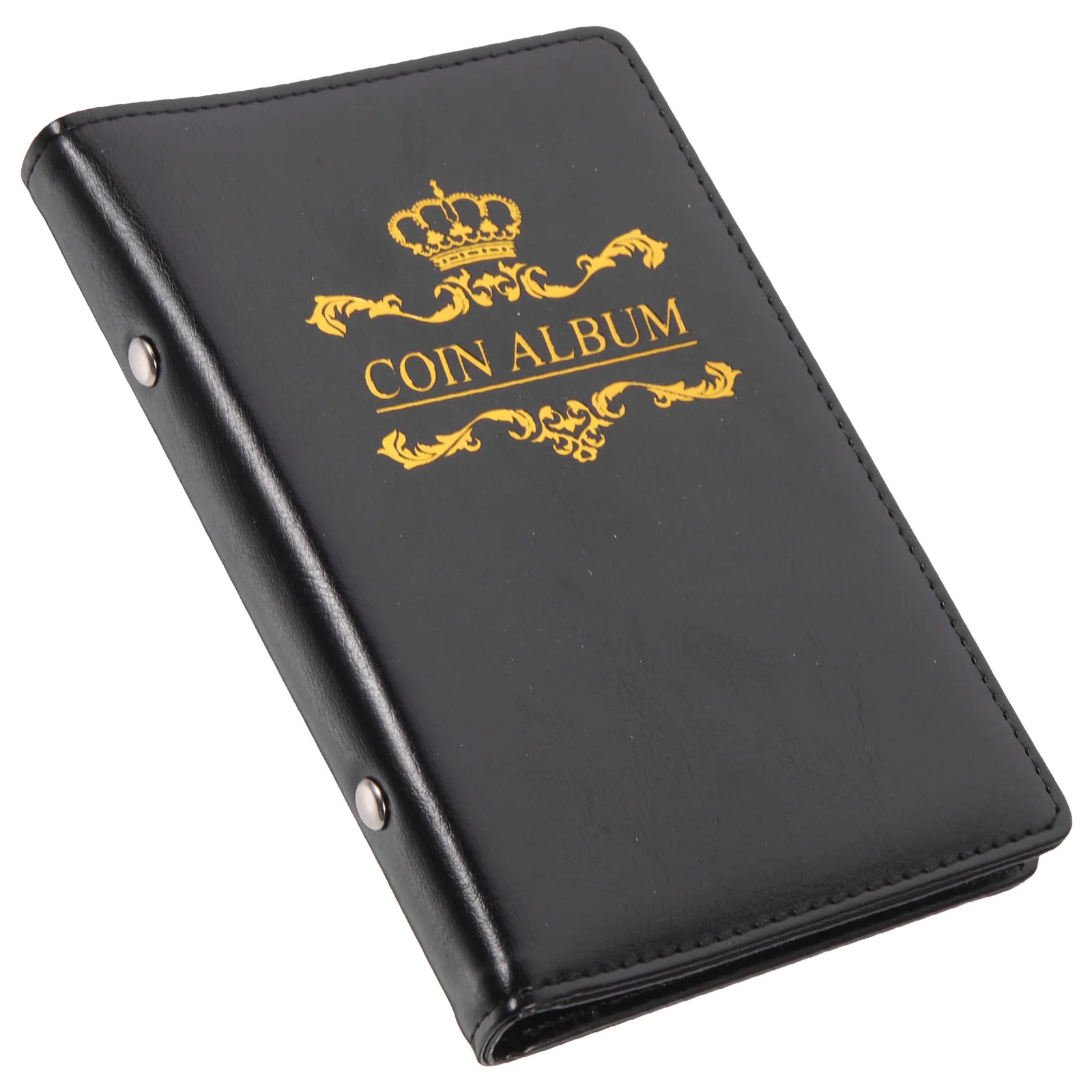 Premium Coin Collection Book Soft PU Material Black Album Commemorative ganizer Storage Binder