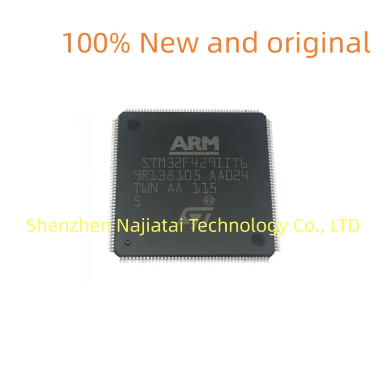 

5 шт./лот, 100% новый оригинальный чип STM32F429IIT6 STM32F429 LQFP176