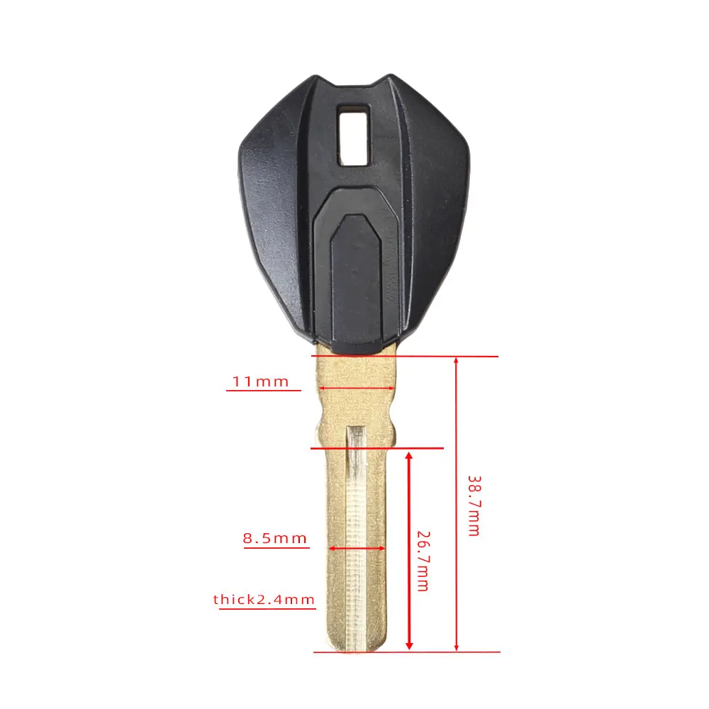 1Pcs New Blank Key Motorcycle Replace Uncut Keys For 38.7mm 656 659 696 795 796 M1100 1199 1098 1198
