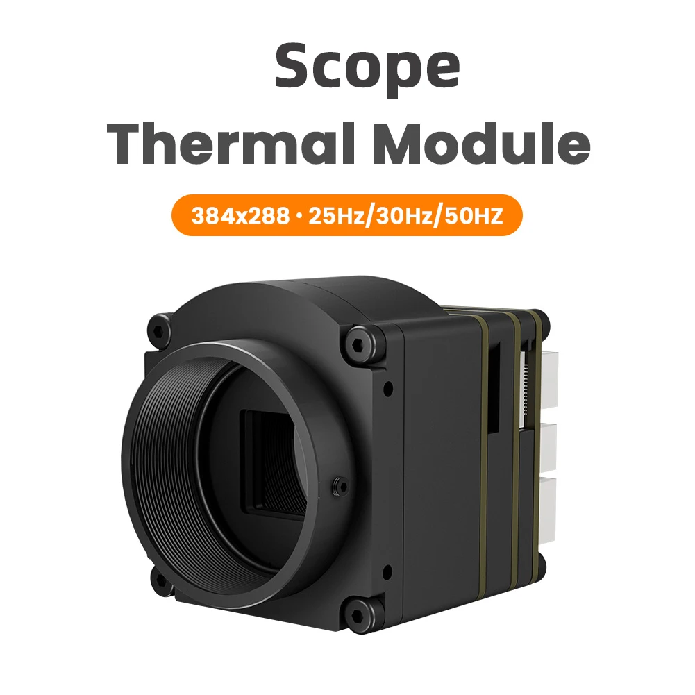 Módulo de imagen térmica Scope LWIR 12μm 384x288, bricolaje, módulos de cámara térmica infrarroja sin enfriar para alcance, LC221
