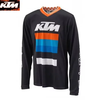 2025 camisetas para descensos ktm bicicleta de montaña MTB camisas todoterreno DH motocicleta Jersey Motocross ropa deportiva bicicleta