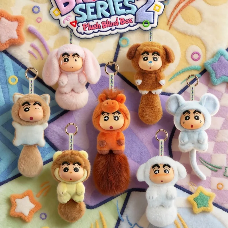 

New Genuine 52toys Crayon Shin Chan Blind Box Large Tail Second Generation Ornament Trendy Play Handmade Girl Gifts In Stock