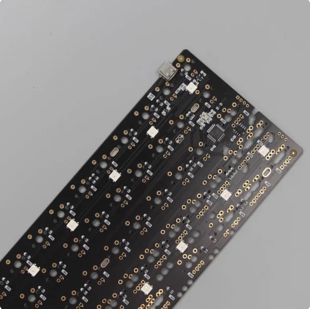 Customized GH60PCB QMK Via Left Shift 64 Mechanical Keyboard Poker DIY Annie AMJ Satan image 3