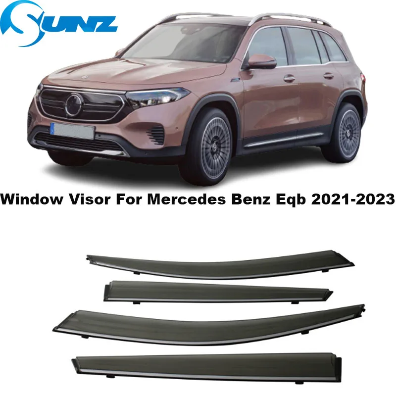 

Side Window Deflector For Mercedes Benz EQB 2021 2022 2023 Car Exterior Visor Vent Shades Window Visor Sun Rain Guard Deflector