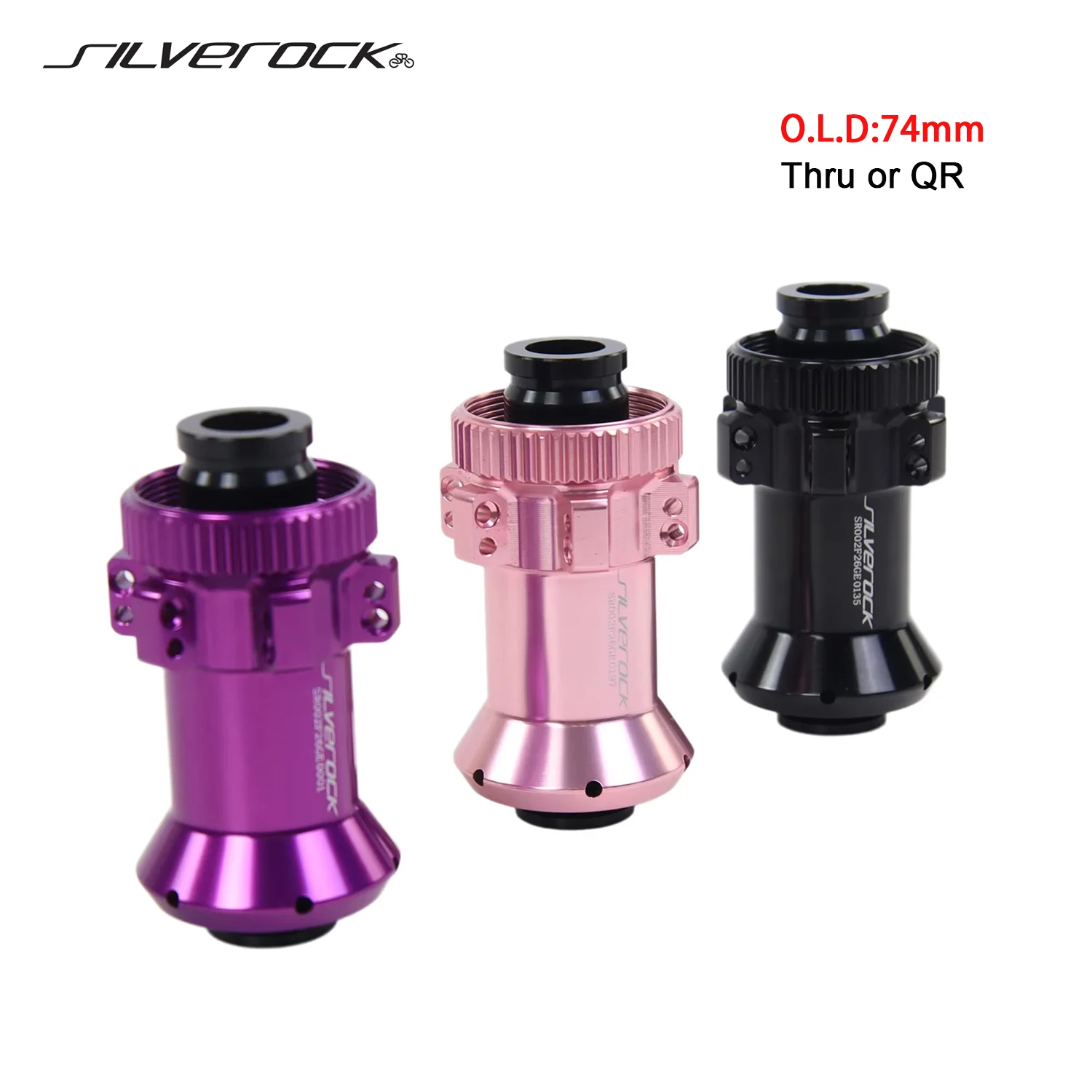 SILVEROCK Bike Disc Brake Hub Front 74mm X 9mm 18H 24H Straight Pull Centerlock for JAVA NEO ACEOFFIX D10 Folding Bike Hubs