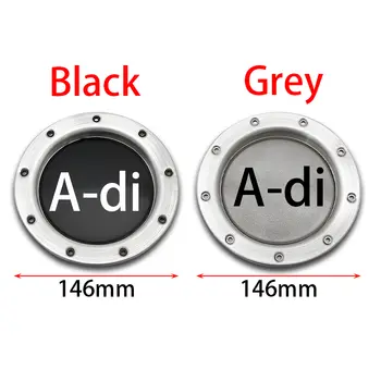 4個ABS材質146mm灰色黑色汽車輪圈蓋中心蓋8D0601165K,適用於奧迪TT A2 A3 A4 A8 S6 Q5 Q7 RS6等車型,汽車配件 8 最佳銷售 奧迪A3輪圈中心蓋 - №6