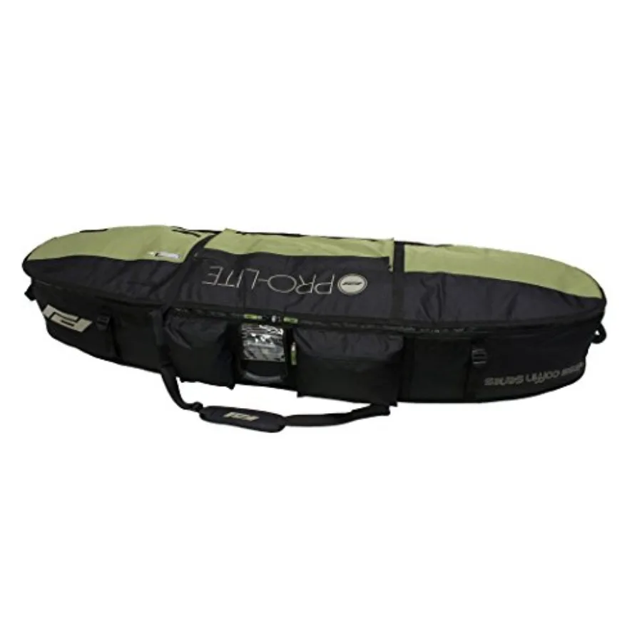 

Сумка для серфбордов Finless Coffin для 3-4 досок, черная, из прочного полиэстера с усиленной конструкцией