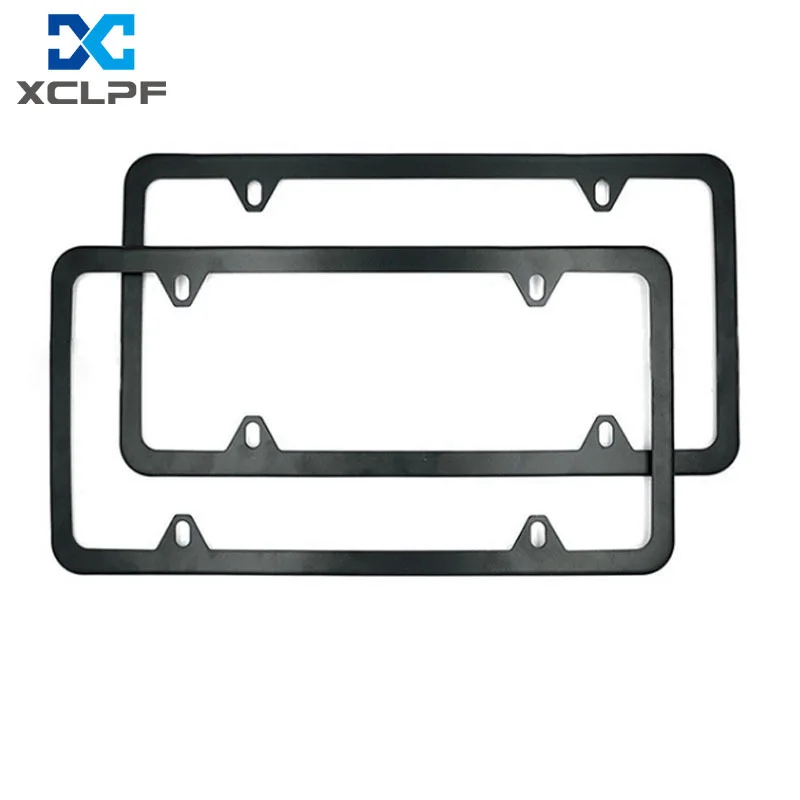 Metal License Plate Frame Cover For American Standard Vehicles Car Accessories US Market Auto Parts