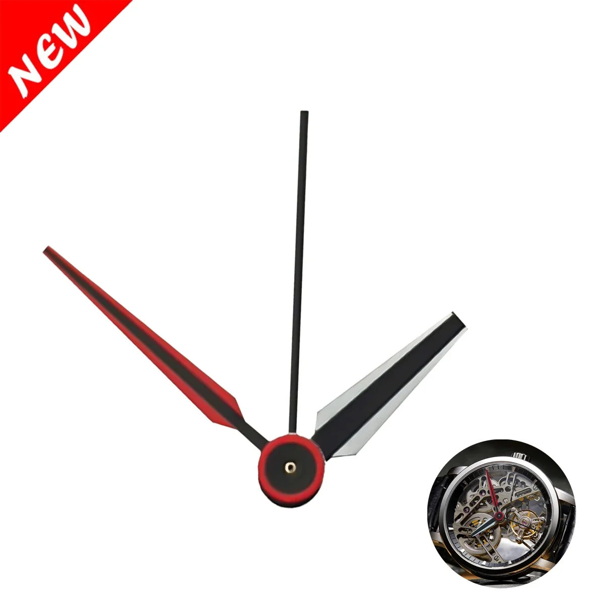 Tri-colour Watch Hands for NH35 NH36 4R 7S Movement Green Luminous Modified Watch Accessories DIY Parts