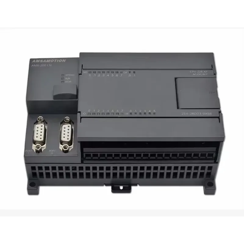 AMSAMOTION CPU224XP Programmable Logic Controller 220V Compatible 200 PLC Support PTO MAP PID