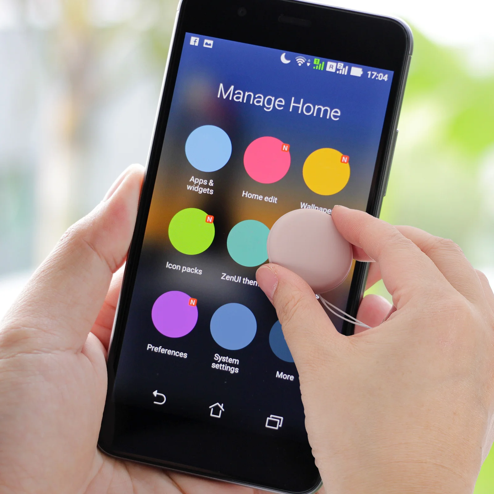 2 Pcs Macaron Phone Screen Cleaning Green Circular Screen Wipe Cleaner Spectacle Cloth Pendant Safe Non