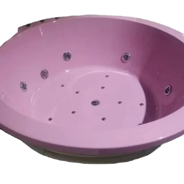 1.8M Indoor Spa Bath Free-standing Jacuzzi With Artificial Stone, Suitable For Hotel And Private Immersions