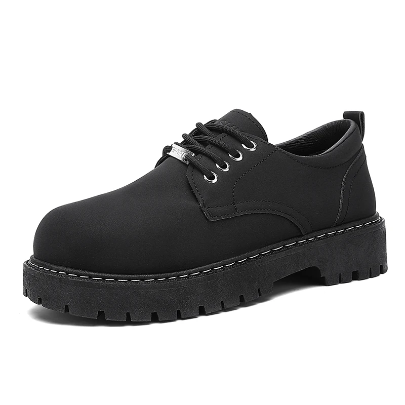 

Spring Autumn Men's Business Dress Shoes Black Casual Simple Comfortable Anti Slip Wear Resistant Round Head Men's Shoes