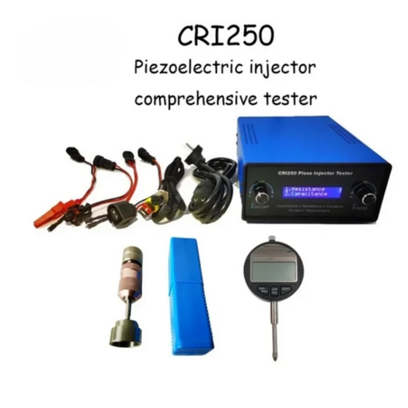 TIP2209+CRI250 Piezo Injector Dynamic Stroke Pulse Resistance Test with Flow Air Gap Testing