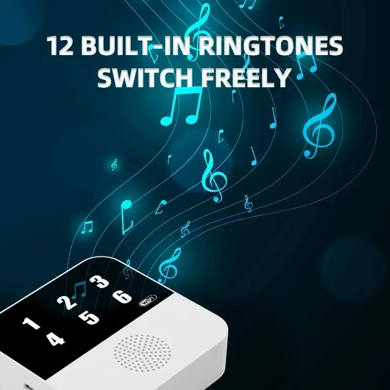 Tuya WiFi Wireless Caregiver Pager Patient SOS Call Button Lift Alert Systems for Seniors Disabled Patients Elderly At Home