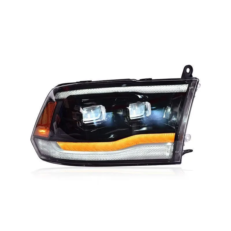 2025 رائجة البيع هي sui لعدسة 09-18 Ram LED مجموعة مصابيح أمامية تعديل ضوء النهار الجري دوران المياه #4