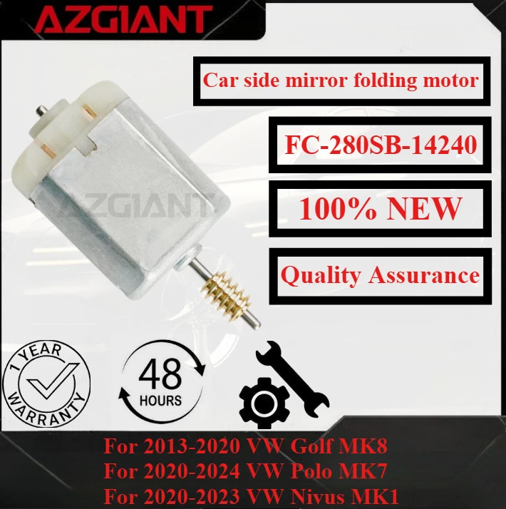 

For 2018-2023 VW T-CROSS/Transporter T6 Van 2019-2024/Passat B8 3G 2014-2020 Car side mirror left/right folding motor new parts