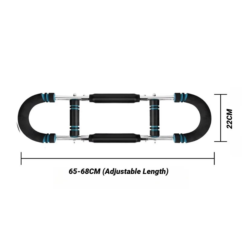 قابل للتعديل على شكل حرف U الذراع التمارين مع مقبض رغوة الربيع تجريب بار الساعد ثلاثية الرؤوس الصدر المتوسع أجهزة لياقة بدنية محمولة