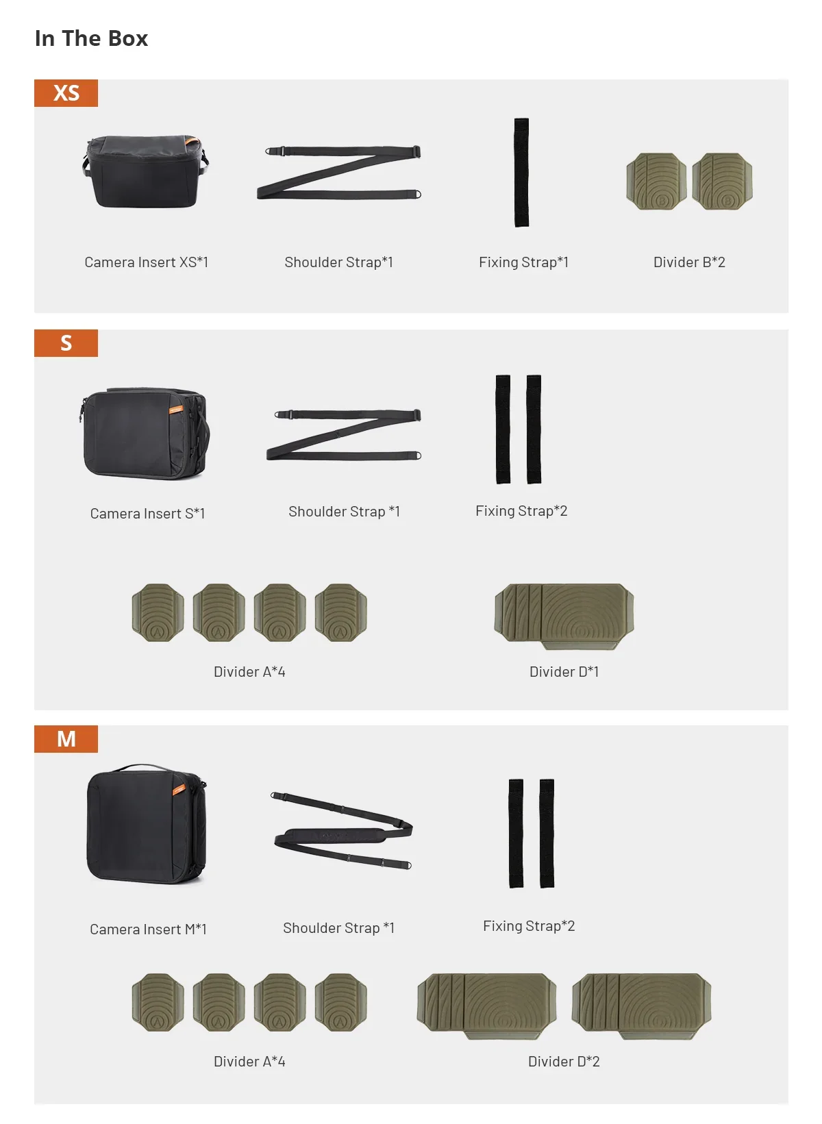 PGYTECH Kamera-Einsatztasche XS S M Objektivtasche für DSLR/SLR-Objektiv mit verdickter Trennwand für Canon/Nikon/Sony/spiegellose Kameras – Detail 10