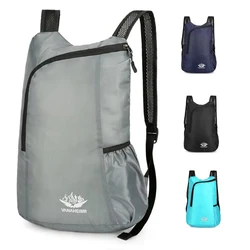2025 New Outdoor Folding Bag Cycling Sports Backpack Lightweight Large Capacity Waterproof Camping Hiking Day Bag
