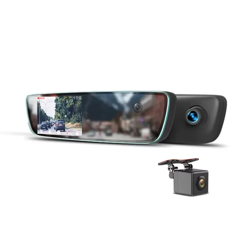 3 ways frameless rear view mirror with recording function auto dimming mirror car blackbox