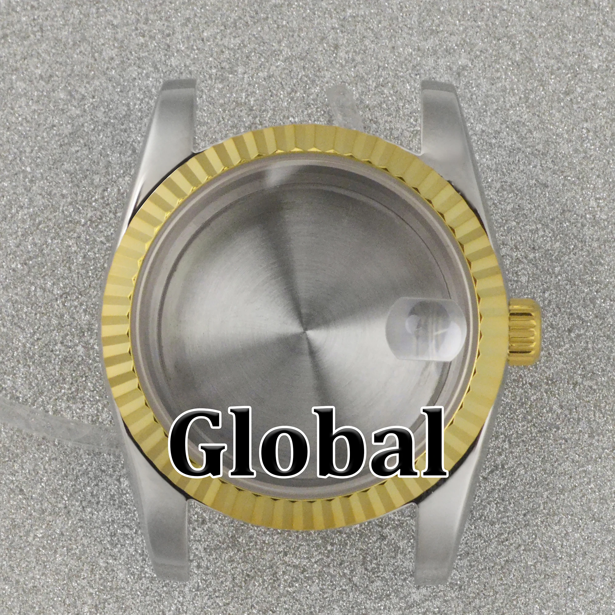 حافظة ساعة من الفولاذ المقاوم للصدأ عالية الجودة من زجاج الياقوت لـ Datejust 10ATM مقاومة للماء قابلة للتطبيق NH35 NH36 حركة أوتوماتيكية