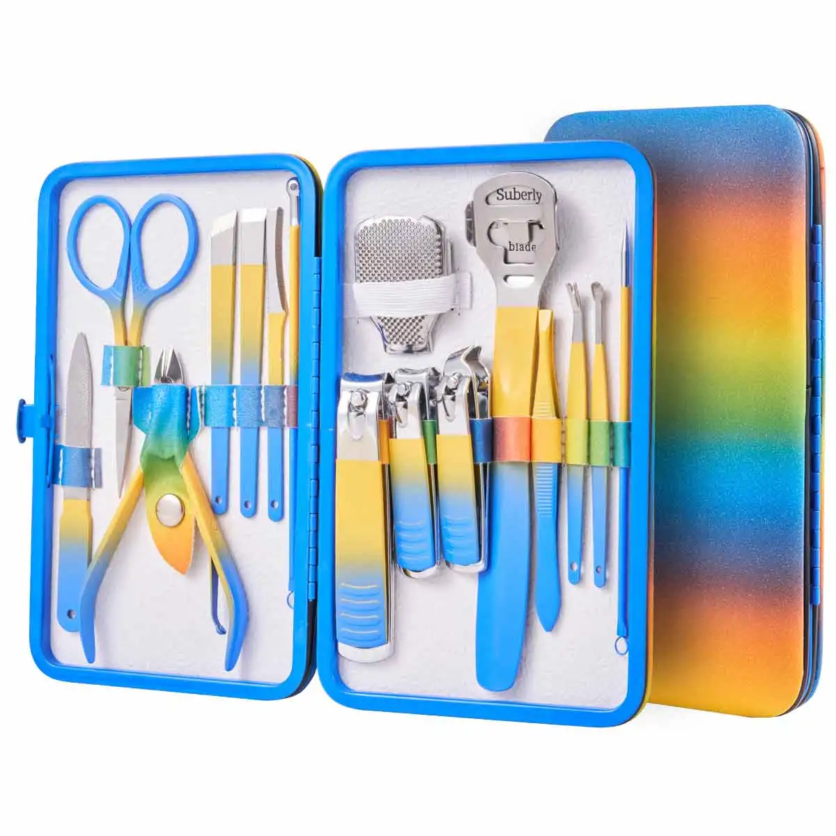 

New Manicure Cutters Nail Clipper Set Household Stainless Steel Ear Spoon Nail Clippers Pedicure Nail Scissors Tool