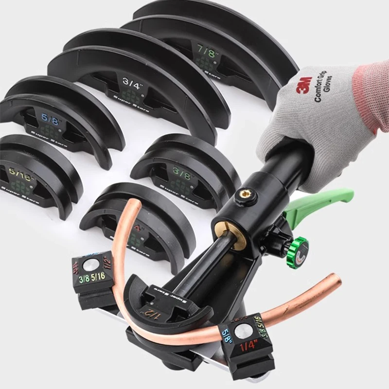 

Ручной гидравлический гибочный станок для медных труб, гибочный станок для гибки труб 6-22 мм, набор инструментов для гибки труб ST-Y99, инструмент для гибки труб с кондиционером