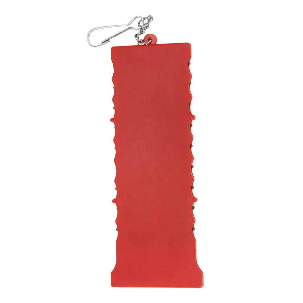 Plastic Golf Stroke Counter Rectangle Bag Tag 18 Holes Keyring Score Tracking for Golf Game Players