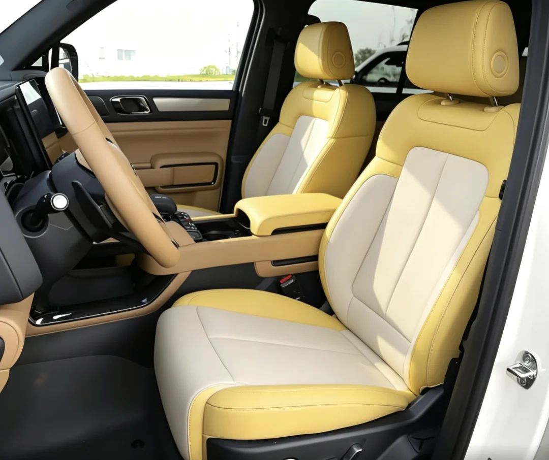 Für BYD Leopard 5 2025 2026 Maßgefertigte Autositzbezüge Luxuriöses Nappaleder 100% Passgenau Innenraum-Zubehör 360 ° Vollständige Abdeckung – Detail 2