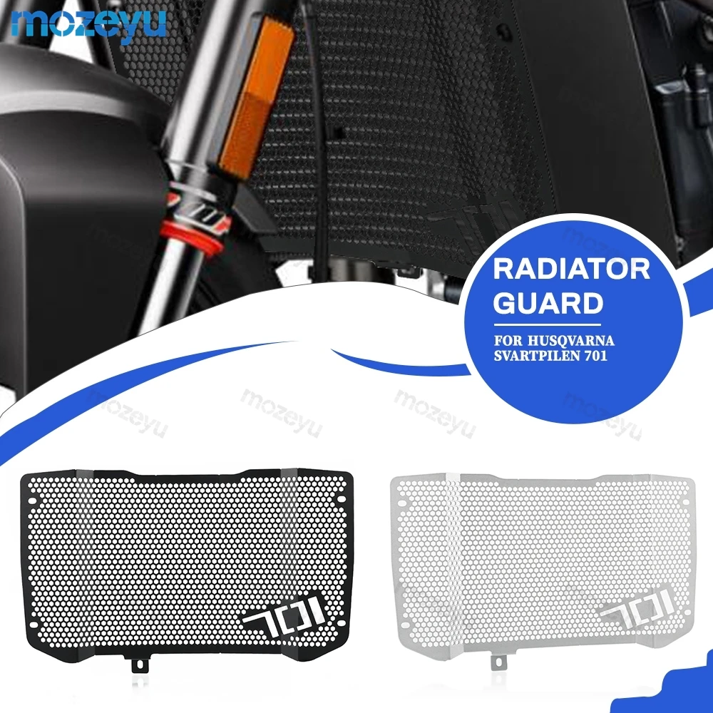

For Husqvarna Svartpilen 701 Vitpilen 701 2018-2021 Radiator Grille Guard Cover Protector Vitpilen701 Radiator Guard Protection