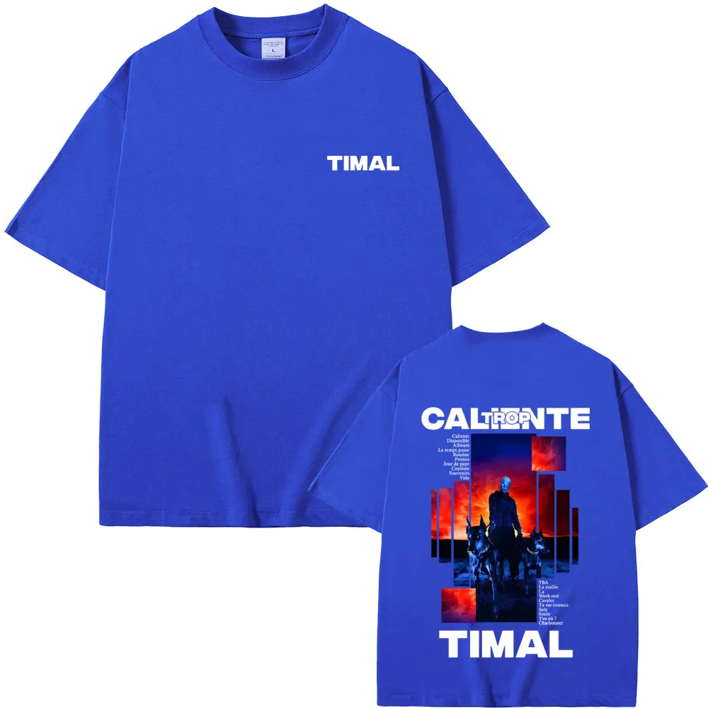 Rapper Timal Caliente Trop Album Graphic T Shirt Men Women Casual Cotton Vintage T-shirt Male Hip Hop Fashion Pop Music T-shirts