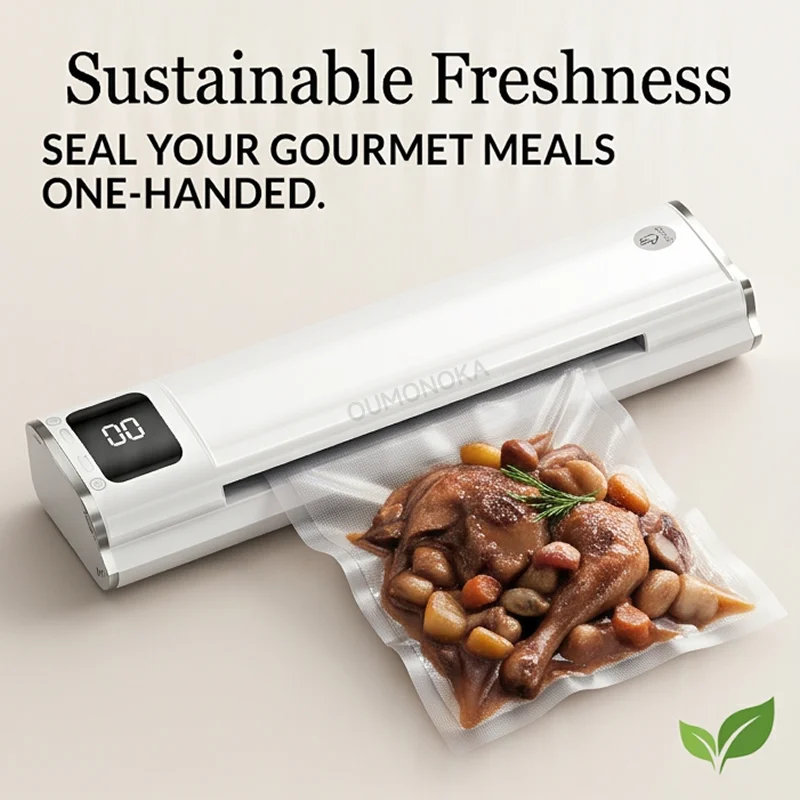Máquina seladora de cozinha a vácuo profissional, seladora para alimentos, produtos, embalagem de cozinha, selante de saco plástico