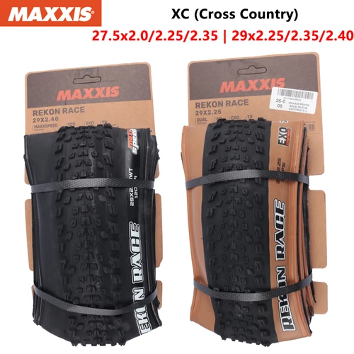 MAXXIS REKON RACE-neumático de bicicleta de montaña Original, 29x2,25, 29x2,35, 29x2,4, plegable, antipinchazos, sin cámara, XC, todoterreno