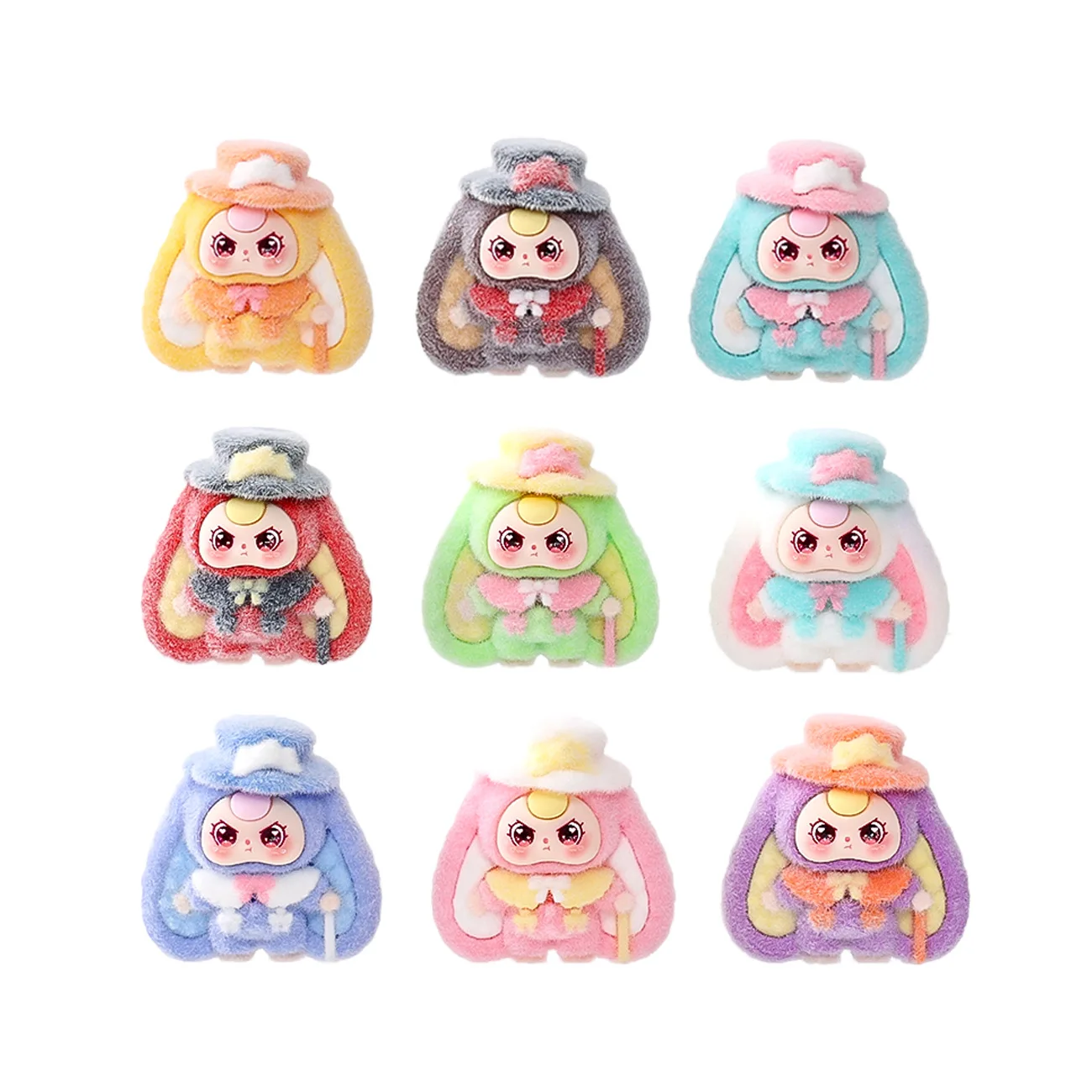 9 قطعة-جديد صغير كارتون الطفل سلسلة ثلاث سنوات لطيف الكرة لعبة مكتب عنصر الزخرفية للاستخدام المكتبي #2