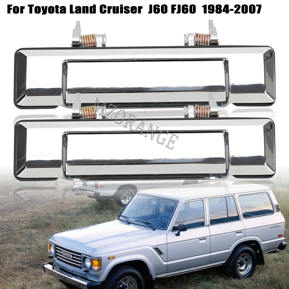 Car Exterior Chrome Door Handle for Toyota Land Cruiser 60 70 Series J60 FJ60 FJ62 1984-2003 2004 2005 2006 2007 Accessories