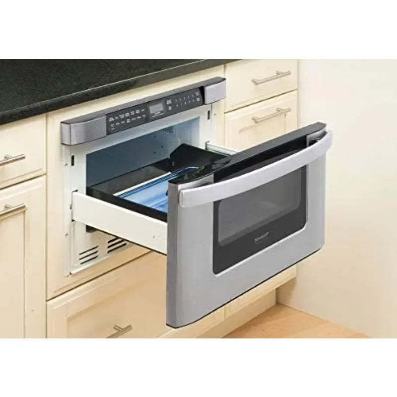 Sharp KB-6524PS 24-Inch Microwave Drawer Oven, 1.2 cu. ft., Stainless Steel