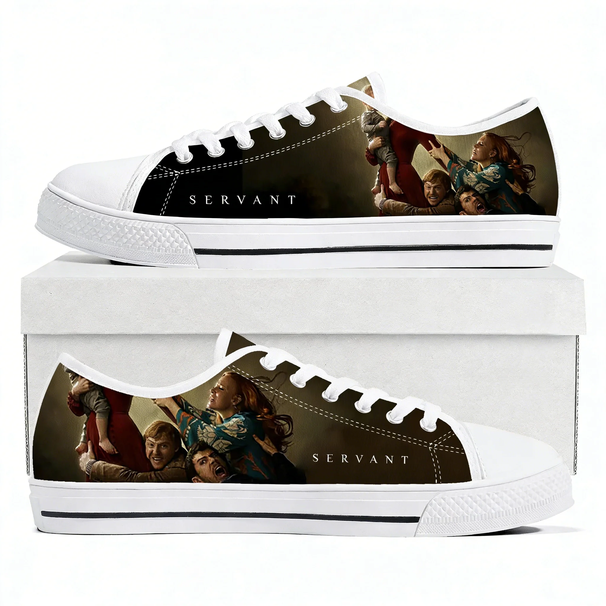 

Servant Low Top High Quality Sneaker Mens Womens Teenager Canvas Sneakers Personalized Patterns Casual Flat Shoe Custom Shoes