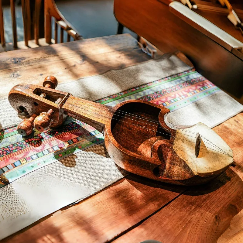 Sarangi alternative violin stage playing music salon ethnic Sarangi niche instrument