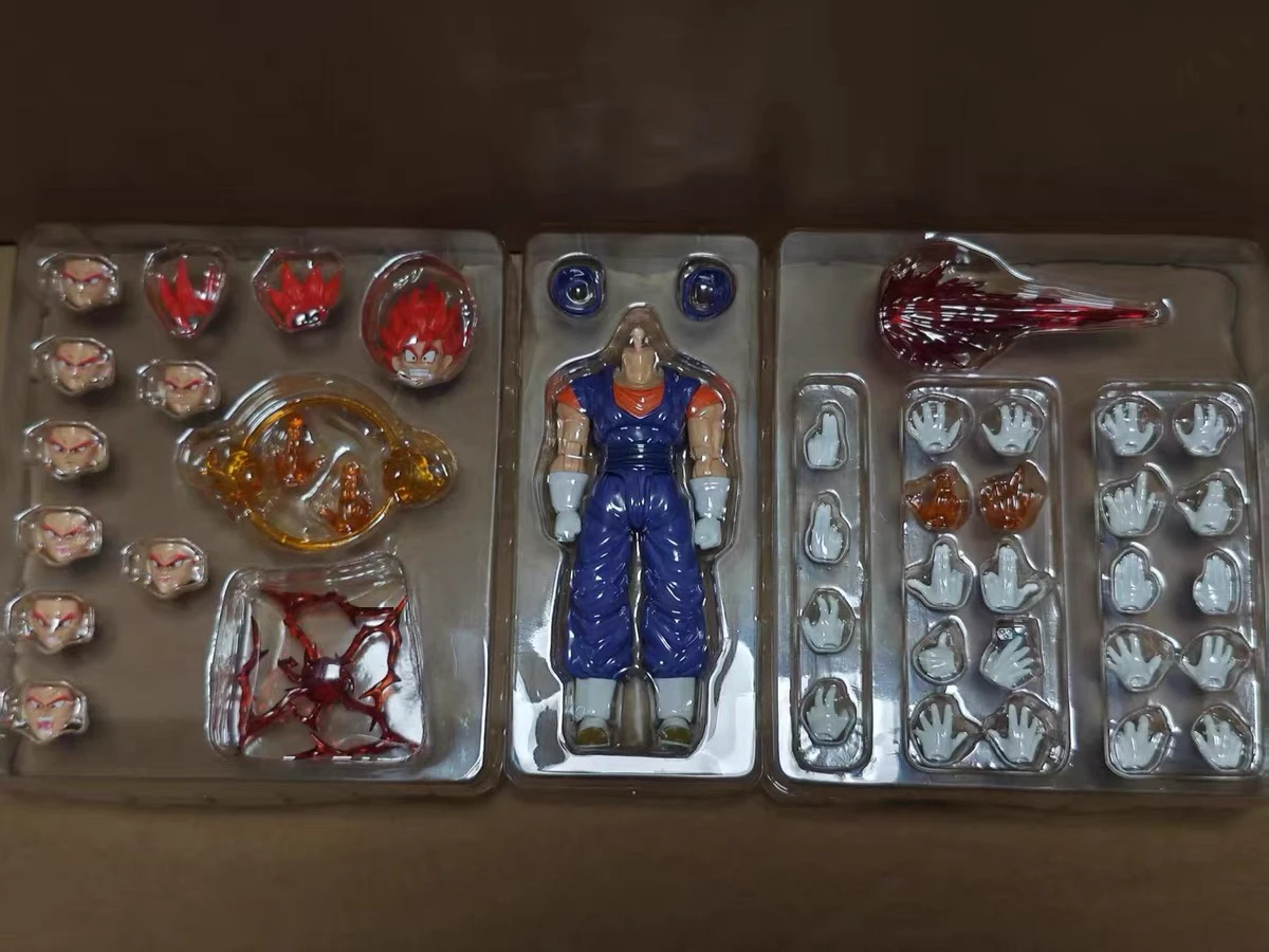 متوفر ألعاب OC Veggetoo Son Goku Vegito 04 05 06 شخصية الحركة لعبة دراغون بول SHF سوبر سايان SSJ نموذج أنيمي جمع لعبة هدية