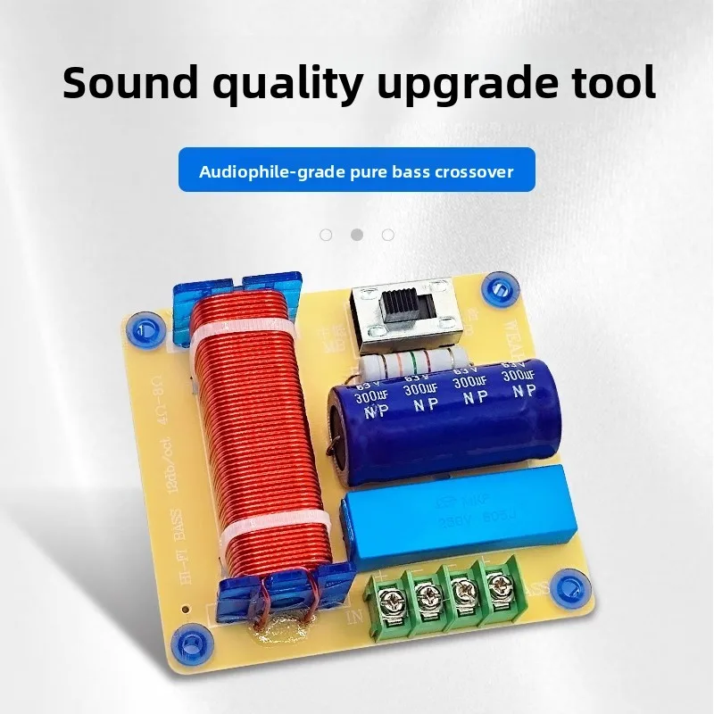 SOTAMIA Audiophile Grade 120W Single Channel Pure Subwoofer Crossover Mid Low Bass Professional Adjustable Audio Crossover
