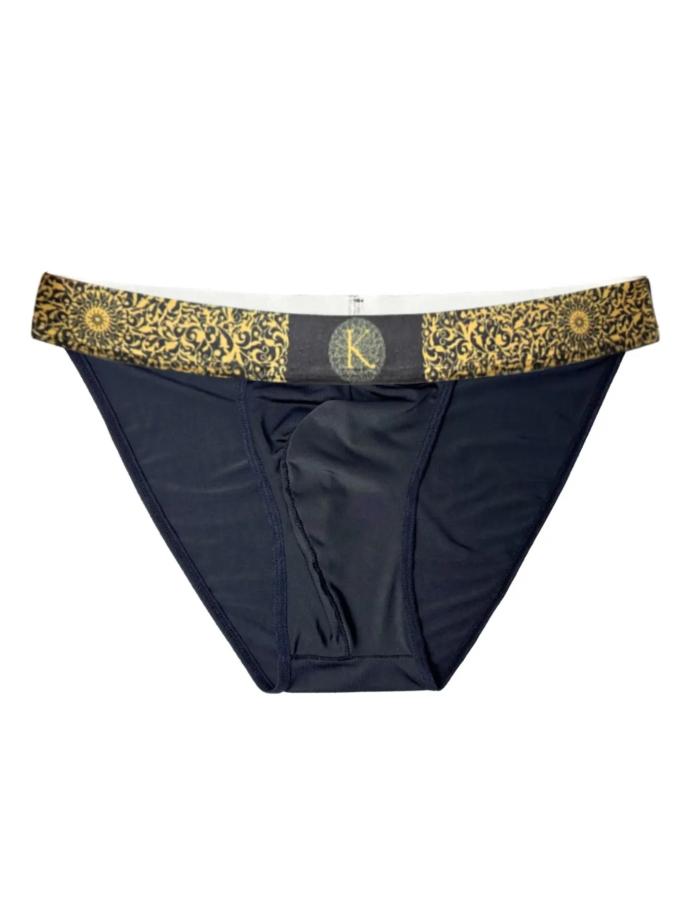 Men's Low Rise Semi-Sheer Bikini Style Men Underpants Stretch Waist, Cool Silky High Cut Briefs Suitable for Sports Bodybuilding