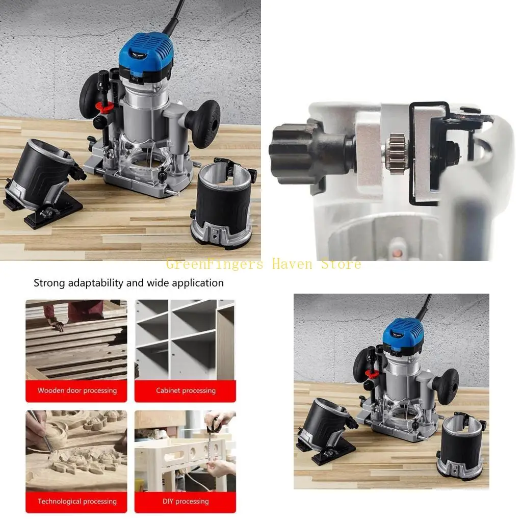F68D Dust Collection Adapter for Plunge Base Routers, Compact Router