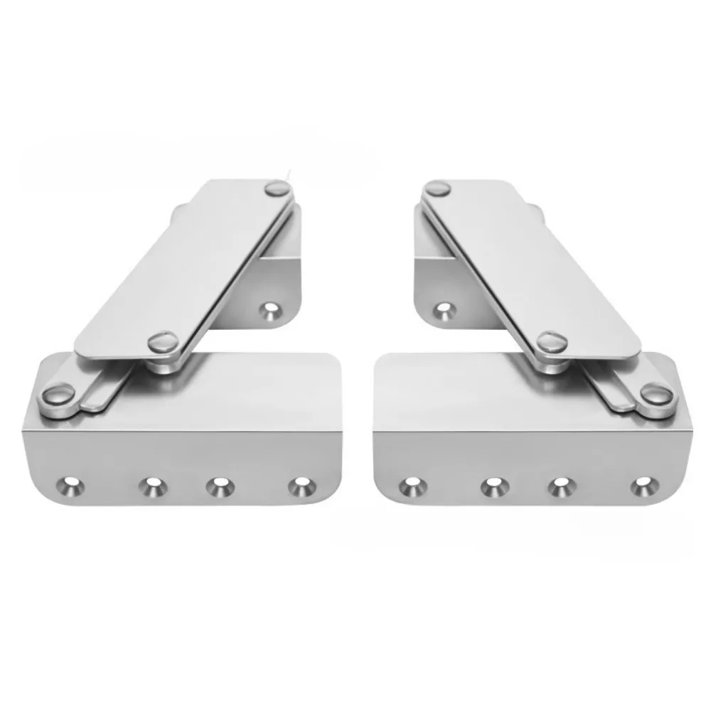 Boat Hardware Pair Folding Aluminum Alloy Hinges Luxury Yacht Seat Mount Accessories