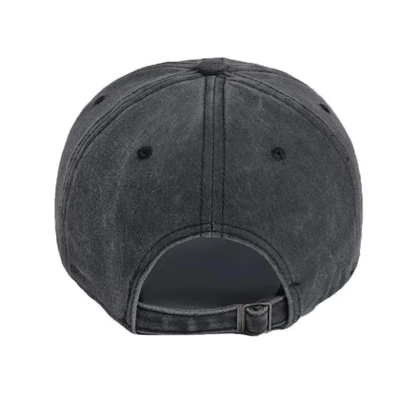 Minimalist Explorer Vintage Washed Cotton Baseball Cap Adjustable Distressed Trucker Hat for Men Women Outdoor Adventure Sun Hat