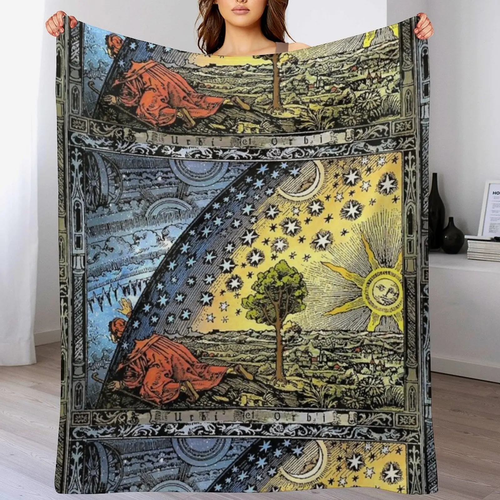 Flammarion Throw Blanket Ultra Plush Cozy Blanket for Napping Sleeping