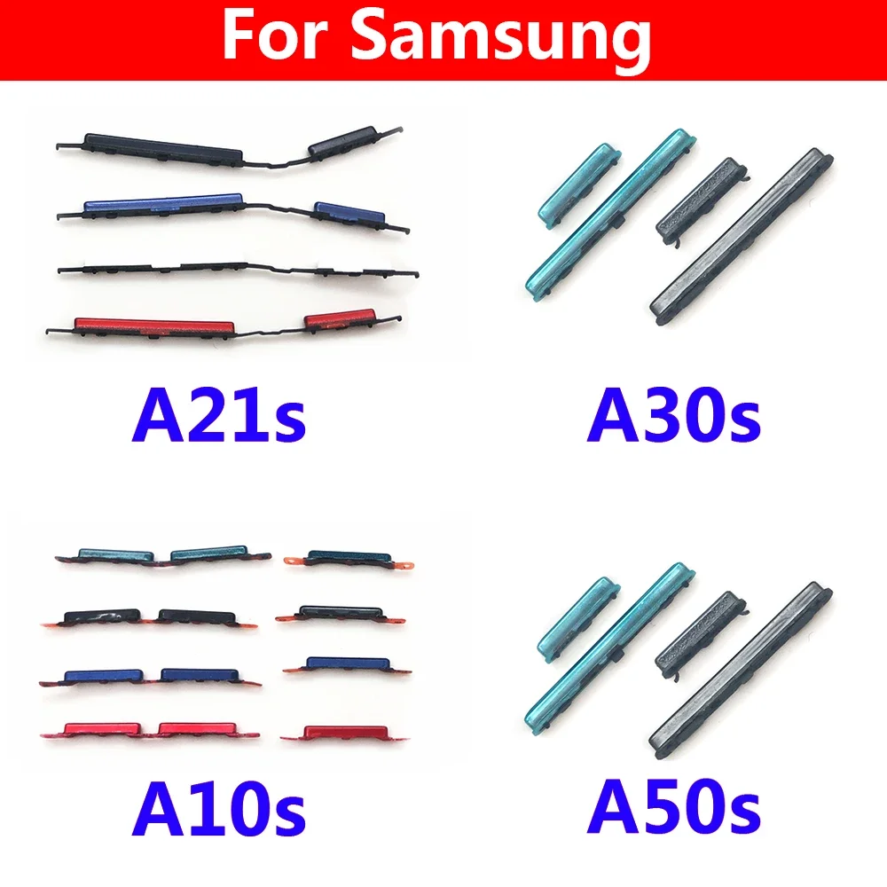 10Pcs, New Side Power Key Volume Button For Samsung A10 A20 A30 A40 A50 A70 A80 A31 A51 A71 A10s A20s A21s A30s A50s image 2