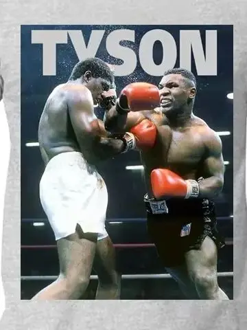 Boxing Mike Tyson Memorial T-shirt Boxing T-shirt Poster Reprints Male and Female T-shirts